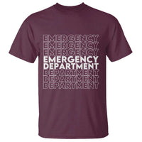 Emergency Department T Shirt Retro ER Nurse Gift - Wonder Print Shop