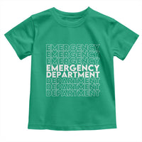 Emergency Department Toddler T Shirt Retro ER Nurse Gift - Wonder Print Shop