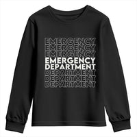 Emergency Department Youth Sweatshirt Retro ER Nurse Gift - Wonder Print Shop