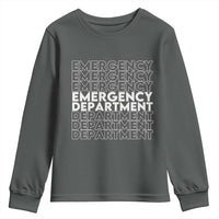 Emergency Department Youth Sweatshirt Retro ER Nurse Gift - Wonder Print Shop