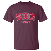 Retro Speech Therapy T Shirt Special Education Therapist Teacher Appreciation