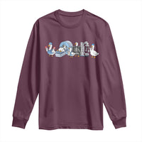 Radiologic Technologist Goose Long Sleeve Shirt Funny X-Ray Tech CT MRI Gooses