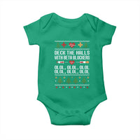 Funny Nurse Ugly Xmas Baby Onesie Deck The Hall With Beta Blockers - Wonder Print Shop