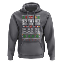 Funny Nurse Ugly Xmas Hoodie Deck The Hall With Beta Blockers - Wonder Print Shop