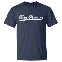 Twin Mama T Shirt Pregnancy Announcement New Mom Gift