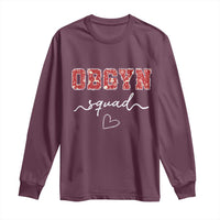 Christmas OBGYN Squad Long Sleeve Shirt Obstetrics And Gynecology Nurse - Wonder Print Shop