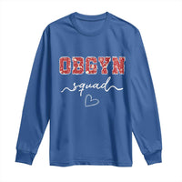 Christmas OBGYN Squad Long Sleeve Shirt Obstetrics And Gynecology Nurse - Wonder Print Shop