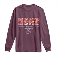 Christmas Sonographer Long Sleeve Shirt RDMS Ultrasound Tech Technologist Gift - Wonder Print Shop