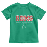 Christmas Sonographer Toddler T Shirt RDMS Ultrasound Tech Technologist Gift - Wonder Print Shop