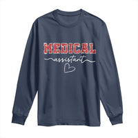 Christmas Medical Assistant Long Sleeve Shirt MA Nurse Gift - Wonder Print Shop