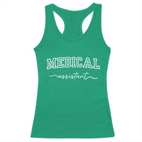 Medical Assistant Racerback Tank Top MA Nurse Gift - Wonder Print Shop