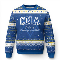 Certified Nursing Assistant Hanukkah Ugly Sweater CNA Gift - Wonder Print Shop