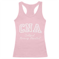 Certified Nursing Assistant Racerback Tank Top CNA Gift - Wonder Print Shop