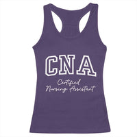 Certified Nursing Assistant Racerback Tank Top CNA Gift - Wonder Print Shop