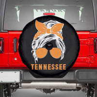 Tennessee Fan Spare Tire Cover Volunteers College Football Lover Game Day Messy Bun - Wonder Print Shop