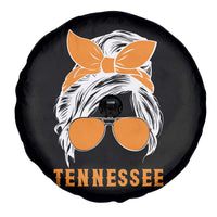 Tennessee Fan Spare Tire Cover Volunteers College Football Lover Game Day Messy Bun - Wonder Print Shop