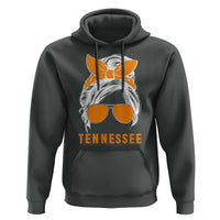 Tennessee Fan Hoodie Volunteers College Football Lover Game Day Messy Bun - Wonder Print Shop