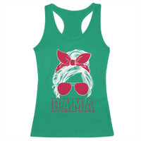 Alabama Fan Racerback Tank Top Bama Football Lover Game Day Messy Bun - Wonder Print Shop