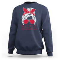 Alabama Fan Sweatshirt Bama Football Lover Game Day Messy Bun - Wonder Print Shop