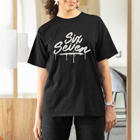 Fun Six Seven Meme T Shirt For Women Funny 6 7 Meme Gen Alpha Slang Streetwear - Wonder Print Shop