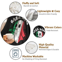 Gabagool Ghost Italian Throw Blanket Funny Halloween Costume Gaba Ghoul Pun - Wonder Print Shop