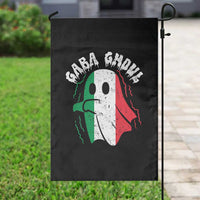 Gabagool Ghost Italian Garden Flag Funny Halloween Costume Gaba Ghoul Pun - Wonder Print Shop