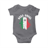 Gabagool Ghost Italian Baby Onesie Funny Halloween Costume Gaba Ghoul Pun - Wonder Print Shop