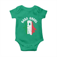 Gabagool Ghost Italian Baby Onesie Funny Halloween Costume Gaba Ghoul Pun - Wonder Print Shop