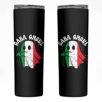 Gabagool Ghost Italian Skinny Tumbler Funny Halloween Costume Gaba Ghoul Pun - Wonder Print Shop