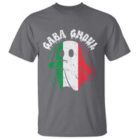 Gabagool Ghost Italian T Shirt Funny Halloween Costume Gaba Ghoul Pun - Wonder Print Shop