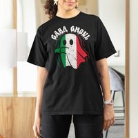 Gabagool Ghost Italian T Shirt For Women Funny Halloween Costume Gaba Ghoul Pun - Wonder Print Shop