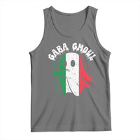 Gabagool Ghost Italian Tank Top Funny Halloween Costume Gaba Ghoul Pun - Wonder Print Shop