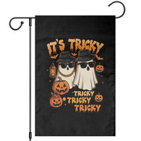 Funny Ghost Garden Flag It's Tricky Tricky Tricky 90s Nostalgia Halloween Costume - Wonder Print Shop
