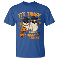 Funny Ghost T Shirt It's Tricky Tricky Tricky 90s Nostalgia Halloween Costume - Wonder Print Shop