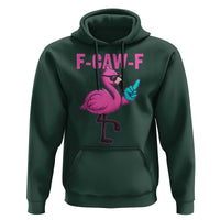 Funny F-Caw-F Flamingo Hoodie Adult Humor - Wonder Print Shop