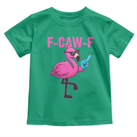 Funny F-Caw-F Flamingo Toddler T Shirt Adult Humor - Wonder Print Shop