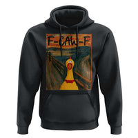 F Caw F Screaming Chicken Hoodie Funny Fawk Off Meme - Wonder Print Shop