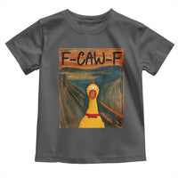 F Caw F Screaming Chicken Toddler T Shirt Funny Fawk Off Meme - Wonder Print Shop