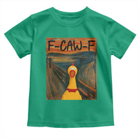 F Caw F Screaming Chicken Toddler T Shirt Funny Fawk Off Meme - Wonder Print Shop