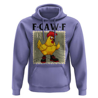 F Caw F Screaming Chicken Hoodie Metal Heavy Punk Rock Music - Wonder Print Shop