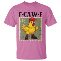 F Caw F Screaming Chicken T Shirt Metal Heavy Punk Rock Music - Wonder Print Shop