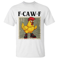 F Caw F Screaming Chicken T Shirt Metal Heavy Punk Rock Music - Wonder Print Shop