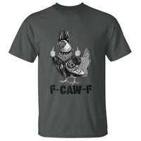 F Caw F Screaming Chicken T Shirt Metal Heavy Punk Rock Music Lovers - Wonder Print Shop