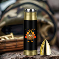 F-Caw-F Funny Turkey Bullet Tumbler Happy Thanksgiving Day Family Dinner - Wonder Print Shop
