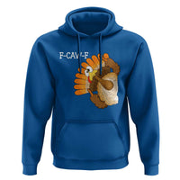 F-Caw-F Funny Silly Turkey Hoodie Happy Thanksgiving Day Family Dinner - Wonder Print Shop