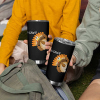 F-Caw-F Funny Silly Turkey Tumbler Cup Happy Thanksgiving Day Family Dinner - Wonder Print Shop