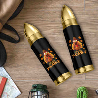 F-Caw-F Funny Turkey Bullet Tumbler Happy Thanksgiving Day Autumn Family Dinner - Wonder Print Shop