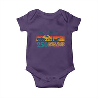 Marine 250th Anniversary Baby Onesie Patriotic Military Gift for Veterans - Wonder Print Shop