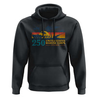 Marine 250th Anniversary Hoodie Patriotic Military Gift for Veterans - Wonder Print Shop