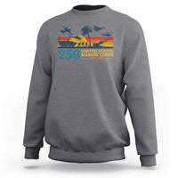 Marine 250th Anniversary Sweatshirt Patriotic Military Gift for Veterans - Wonder Print Shop